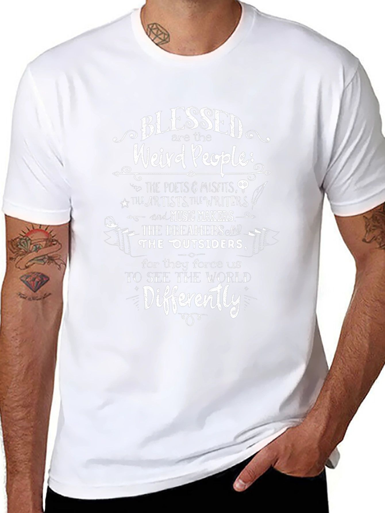 Camiseta Negra: Benditos los Raros