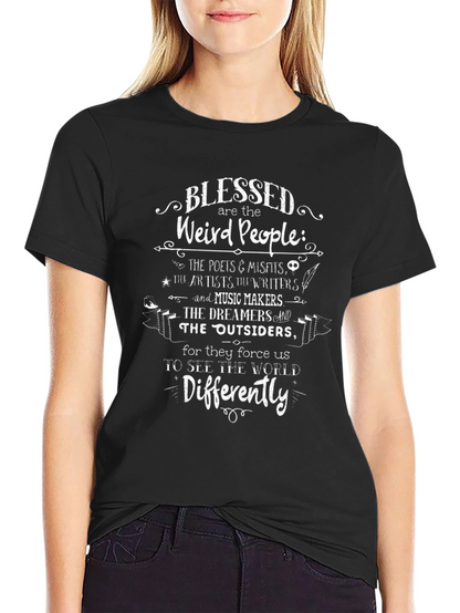 Camiseta Negra: Benditos los Raros