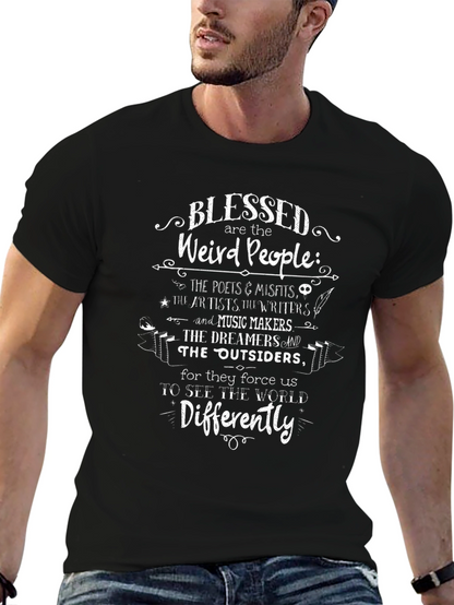 Camiseta Negra: Benditos los Raros