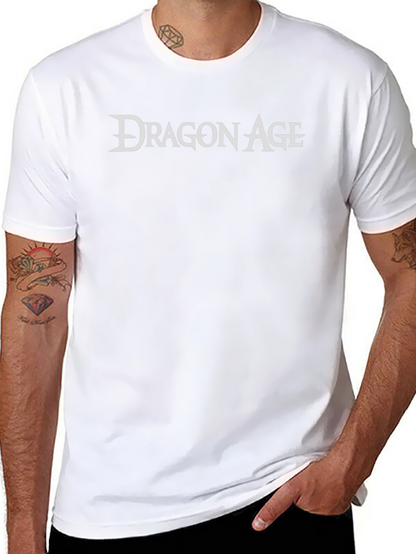Camiseta Negra Dragon Age para Hombre