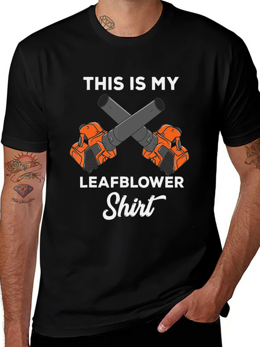 Camiseta Esta Es Mi Camiseta de Soplador de Hojas