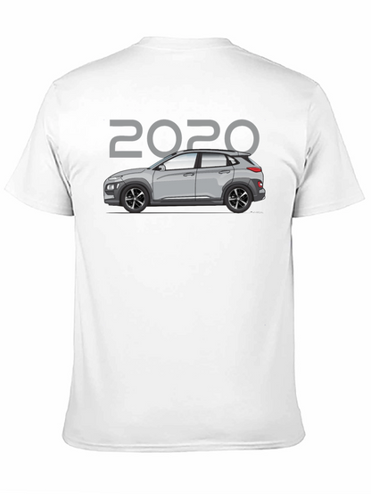 Camiseta Negra 2020 Coche Hyundai Kona - Estilo Casual