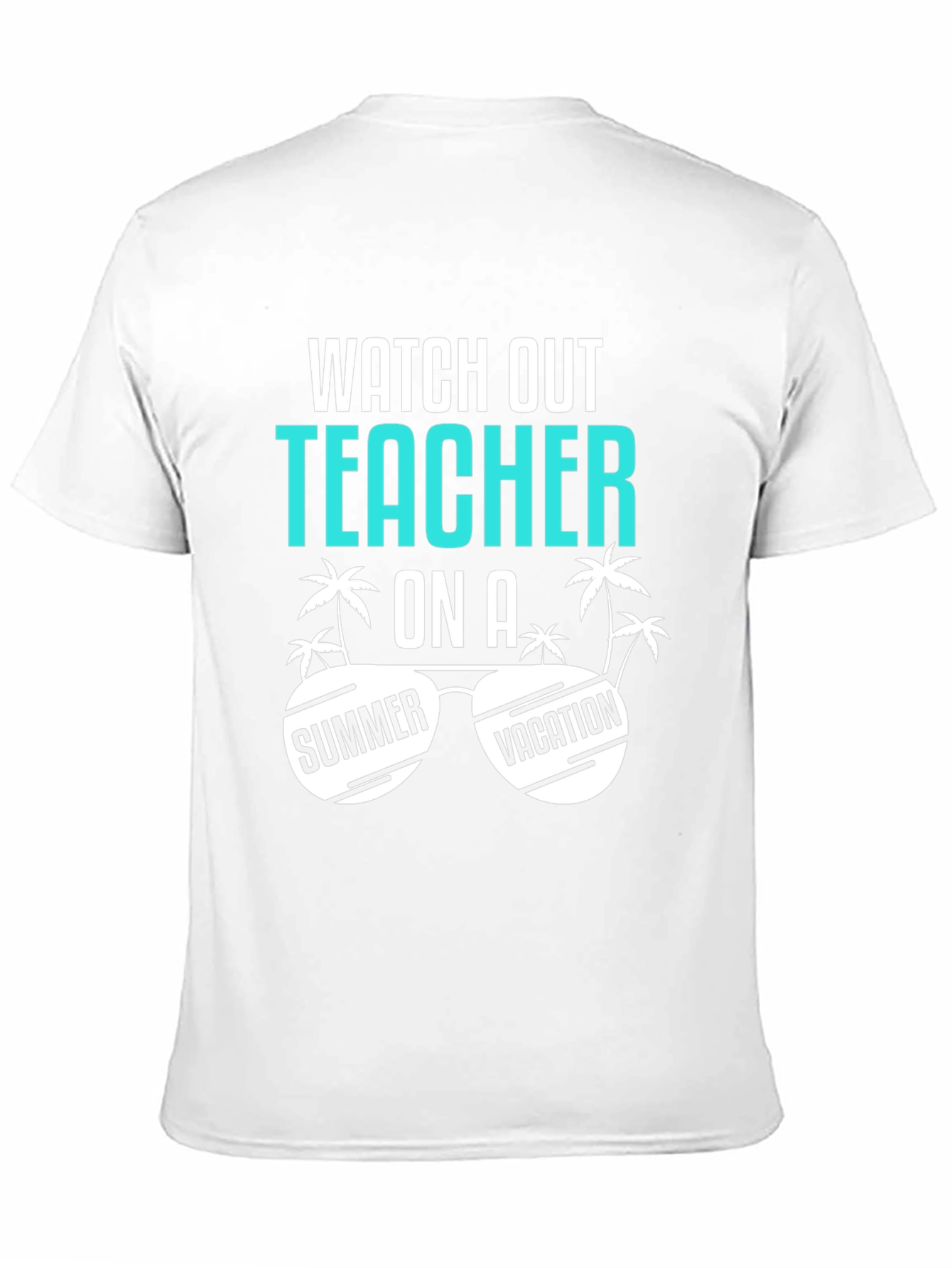 Camiseta Negra: Profesor en Vacaciones