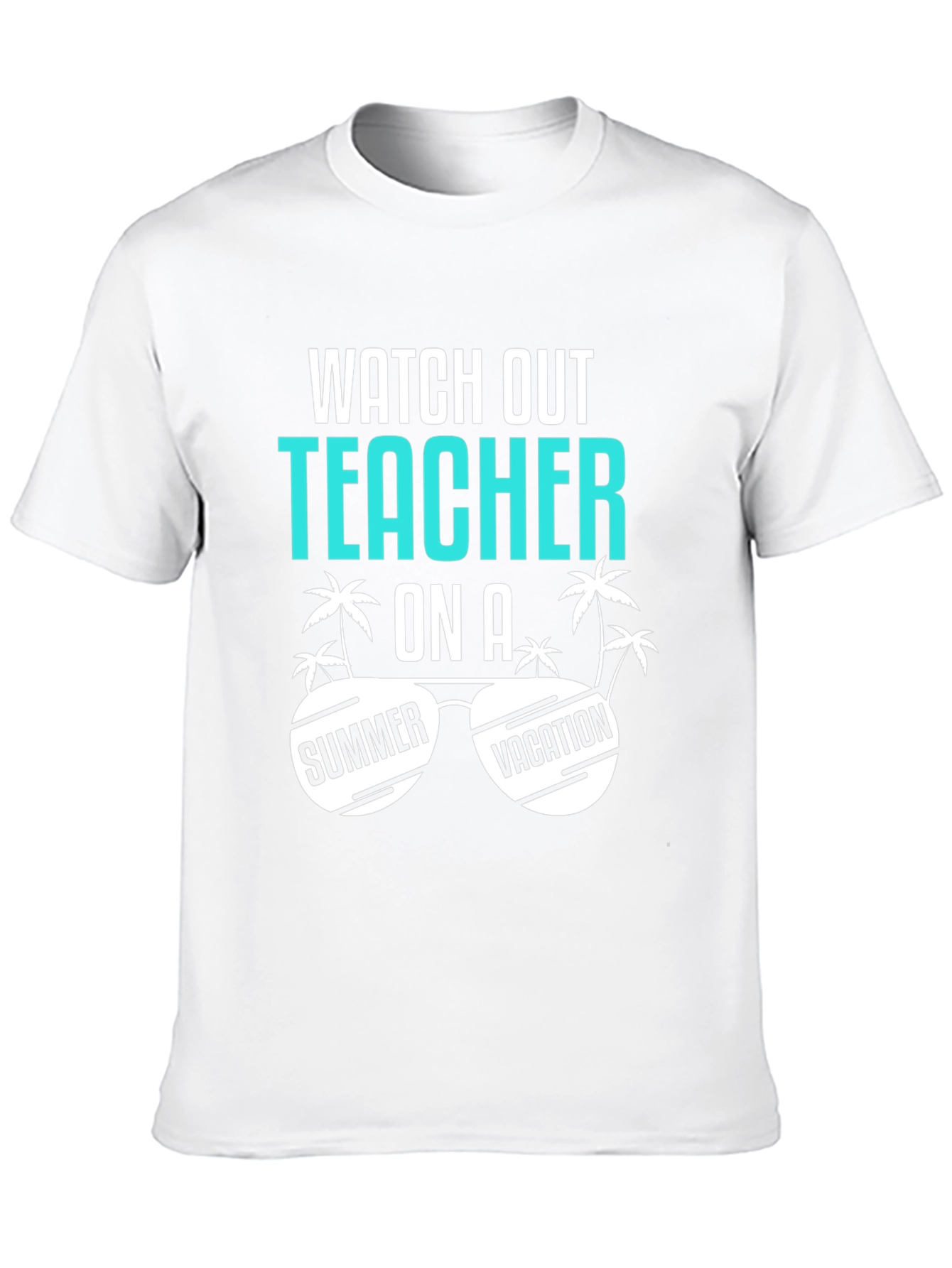 Camiseta Negra: Profesor en Vacaciones
