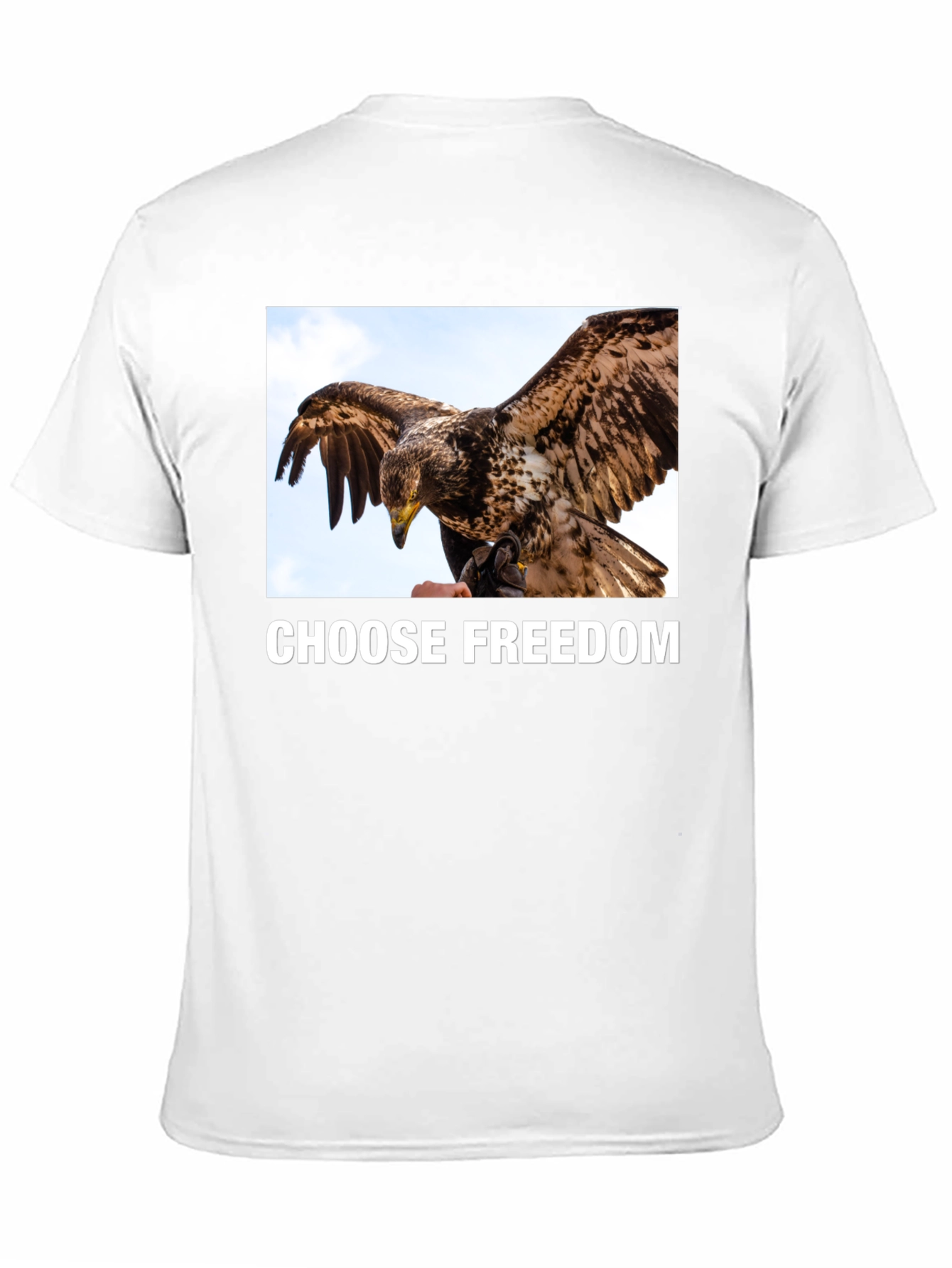 Camiseta Negra Libertad Águila