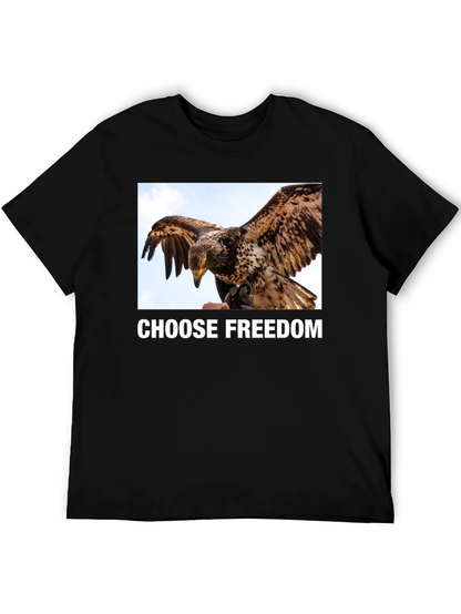 Camiseta Negra Libertad Águila