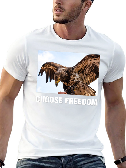 Camiseta Negra Libertad Águila