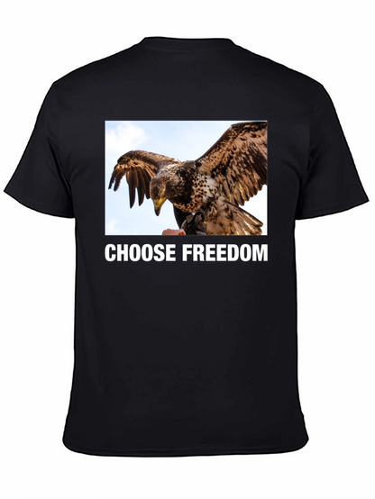 Camiseta Negra Libertad Águila