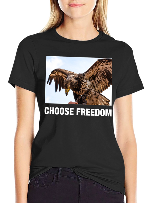 Camiseta Negra Libertad Águila