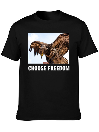 Camiseta Negra Libertad Águila