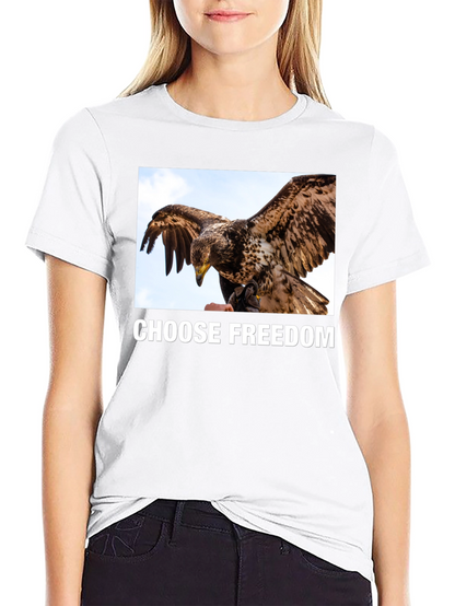 Camiseta Negra Libertad Águila