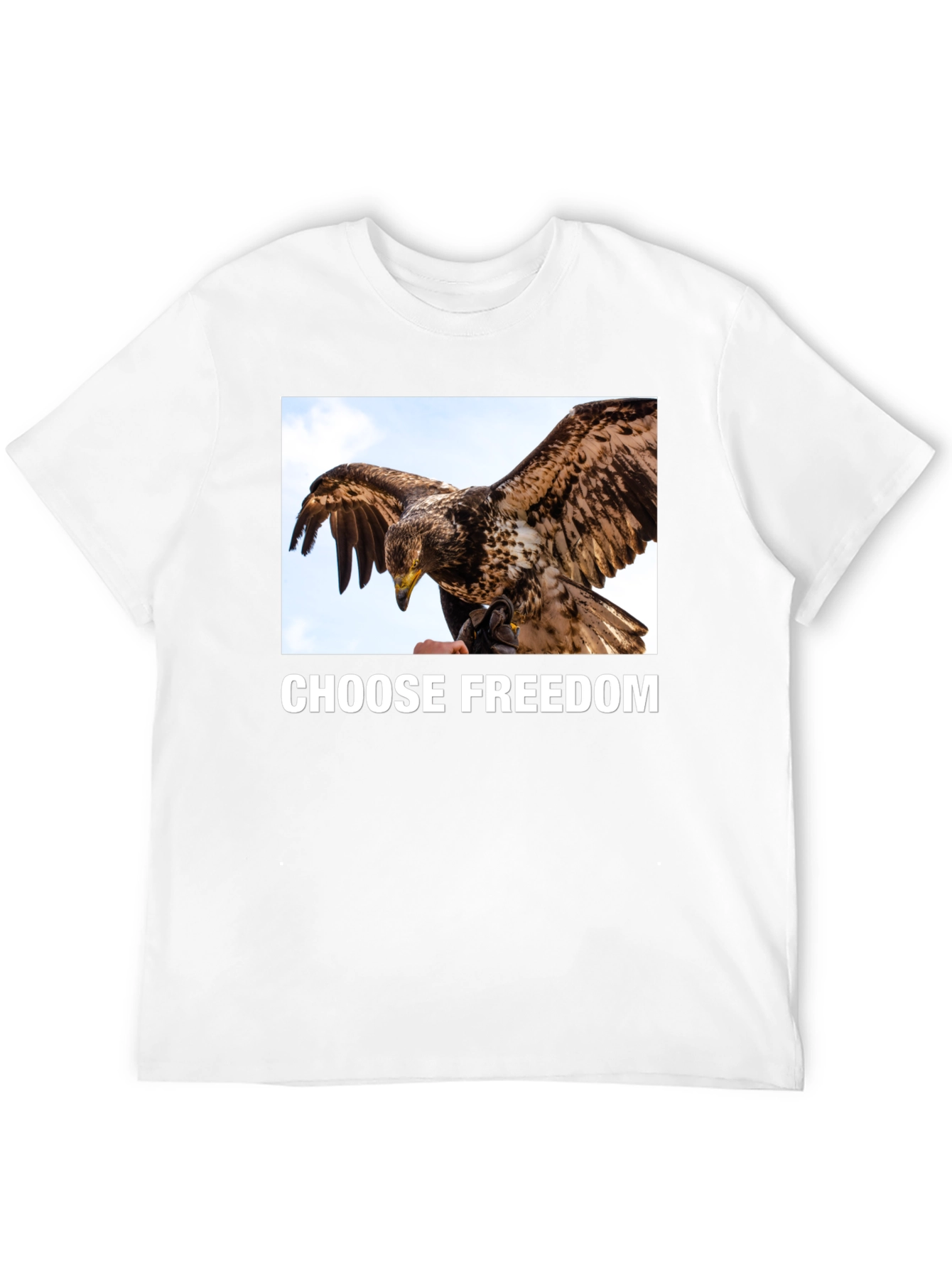 Camiseta Negra Libertad Águila