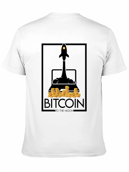 Camiseta Bitcoin To The Moon - Diseño Cripto