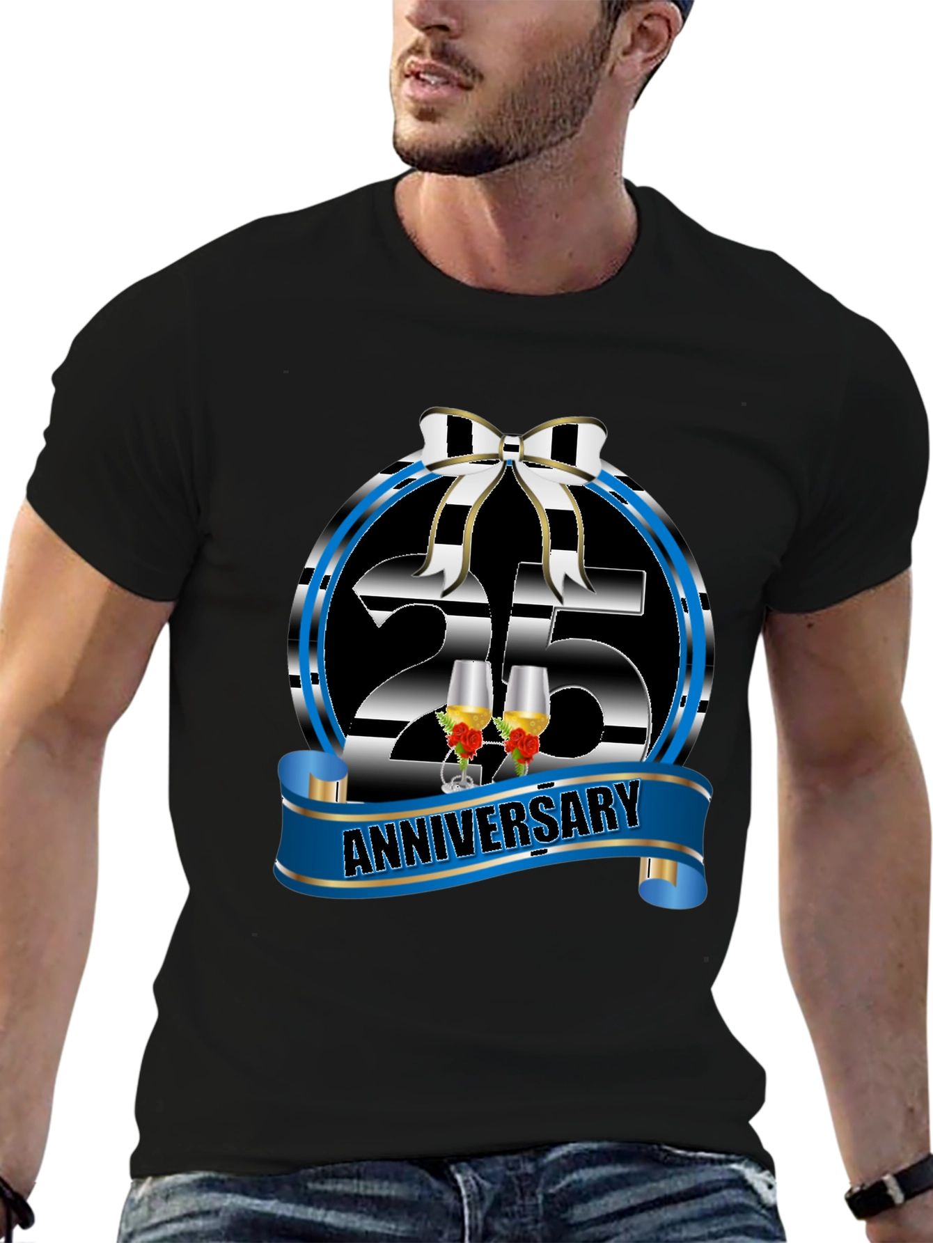 Camiseta Negra 25 Aniversario