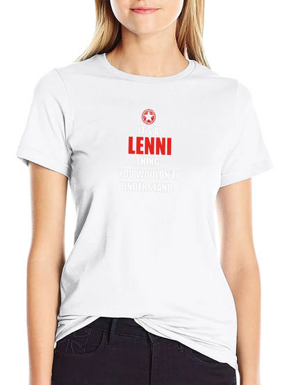 Camiseta Negra Es Cosa De Lenni