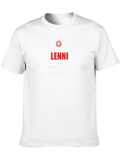 Camiseta Negra Es Cosa De Lenni