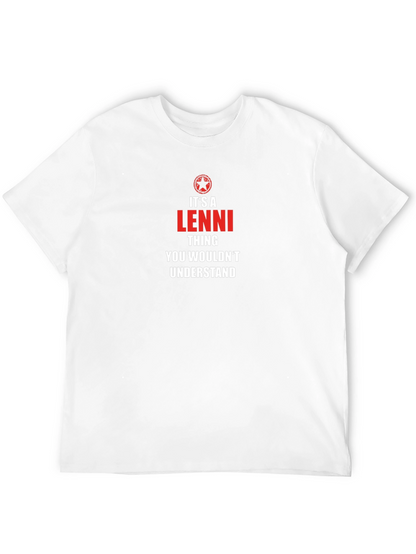 Camiseta Negra Es Cosa De Lenni