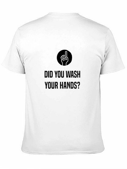 Camiseta Negra: ¿Lavaste tus Manos?