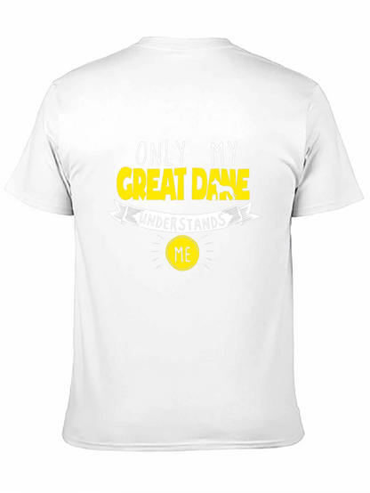 Camiseta Negra Only My Great Dane Understands Me