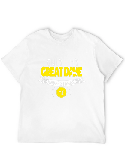 Camiseta Negra Only My Great Dane Understands Me