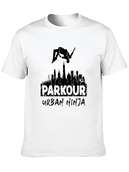 Camiseta Negra Parkour Urban Ninja