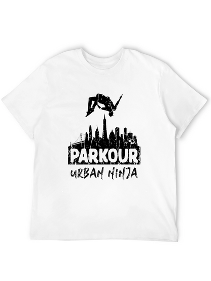 Camiseta Negra Parkour Urban Ninja