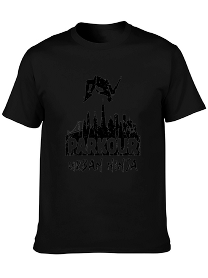 Camiseta Negra Parkour Urban Ninja