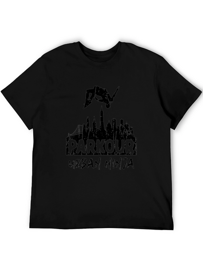 Camiseta Negra Parkour Urban Ninja