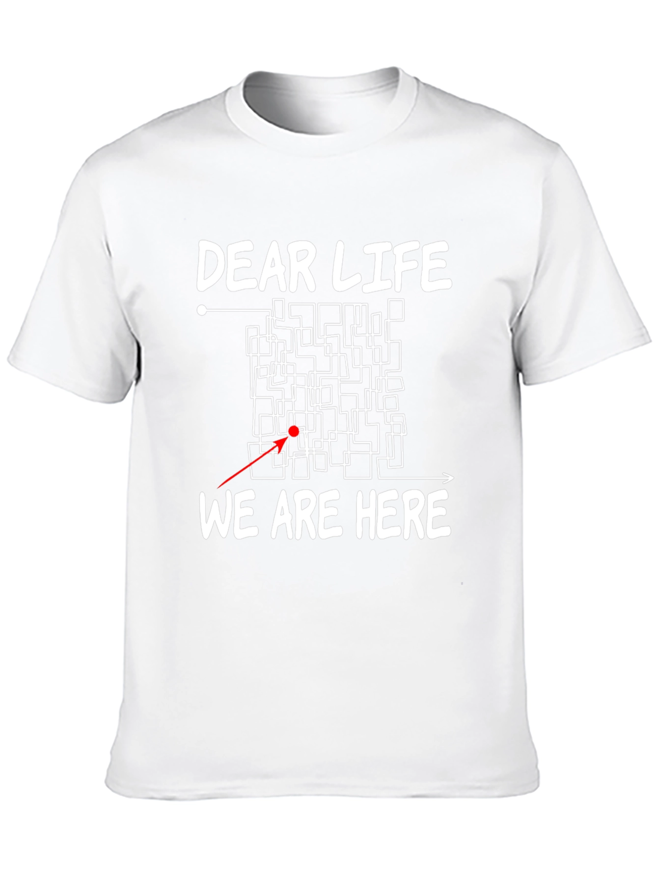 Camiseta Negra Dear Life We Are Here