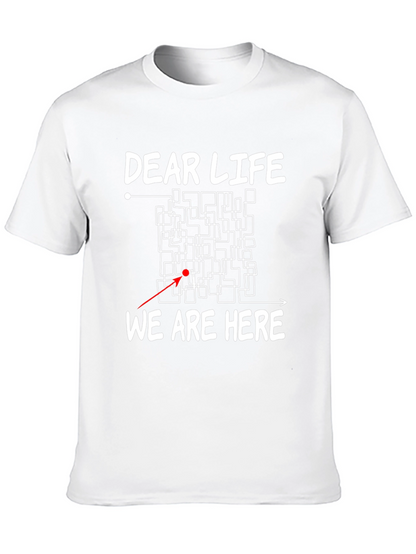 Camiseta Negra Dear Life We Are Here