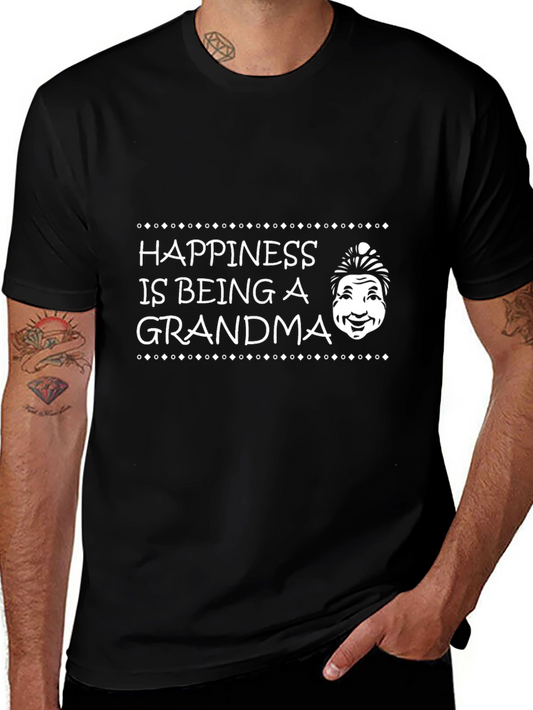 Camiseta Negra: Felicidad es Ser Abuela