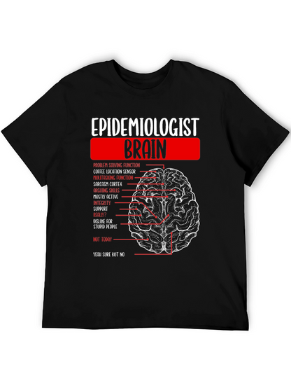 Camiseta Epidemiologista Cerebro Divertida