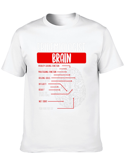 Camiseta Epidemiologista Cerebro Divertida