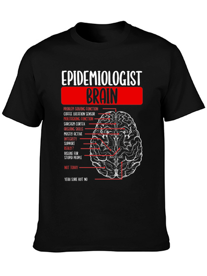 Camiseta Epidemiologista Cerebro Divertida