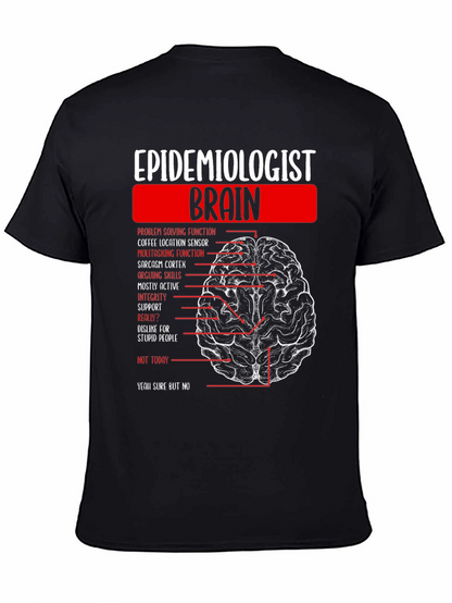 Camiseta Epidemiologista Cerebro Divertida