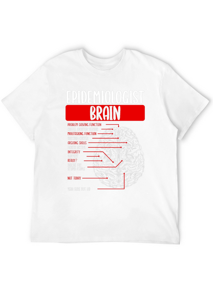 Camiseta Epidemiologista Cerebro Divertida