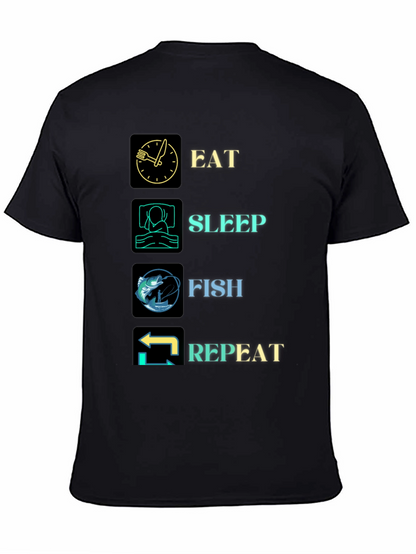 Camiseta Pesca: Come Duerme Pesca Repite