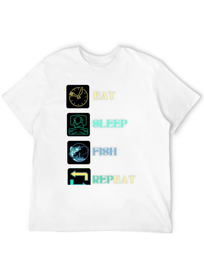 Camiseta Pesca: Come Duerme Pesca Repite
