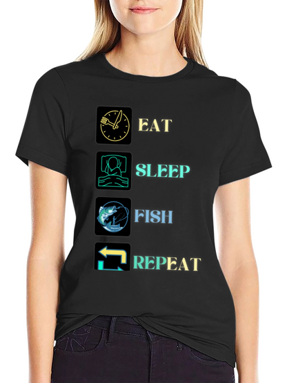 Camiseta Pesca: Come Duerme Pesca Repite