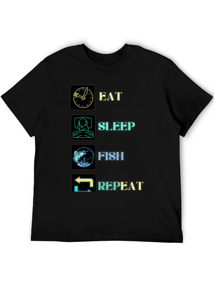 Camiseta Pesca: Come Duerme Pesca Repite