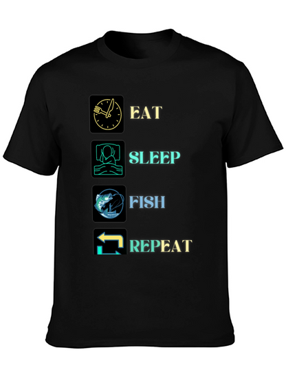 Camiseta Pesca: Come Duerme Pesca Repite