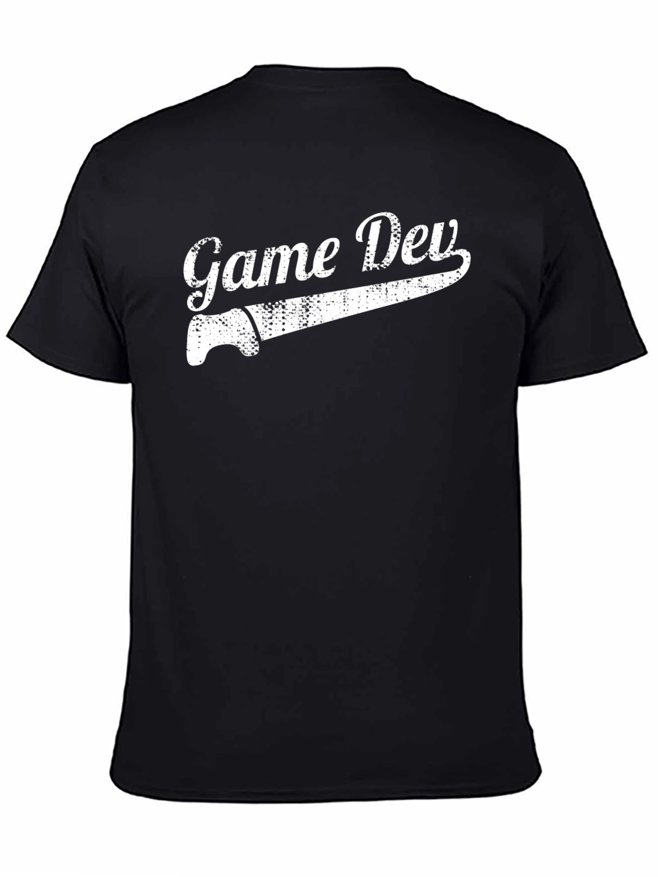 Camiseta Negra Game Dev con Diseño Original