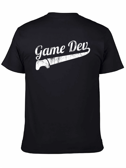 Camiseta Negra Game Dev con Diseño Original