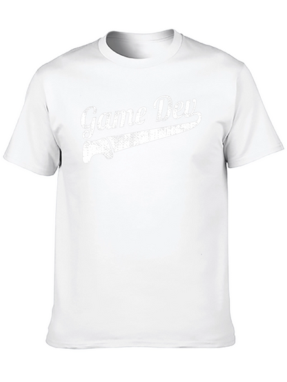 Camiseta Negra Game Dev con Diseño Original