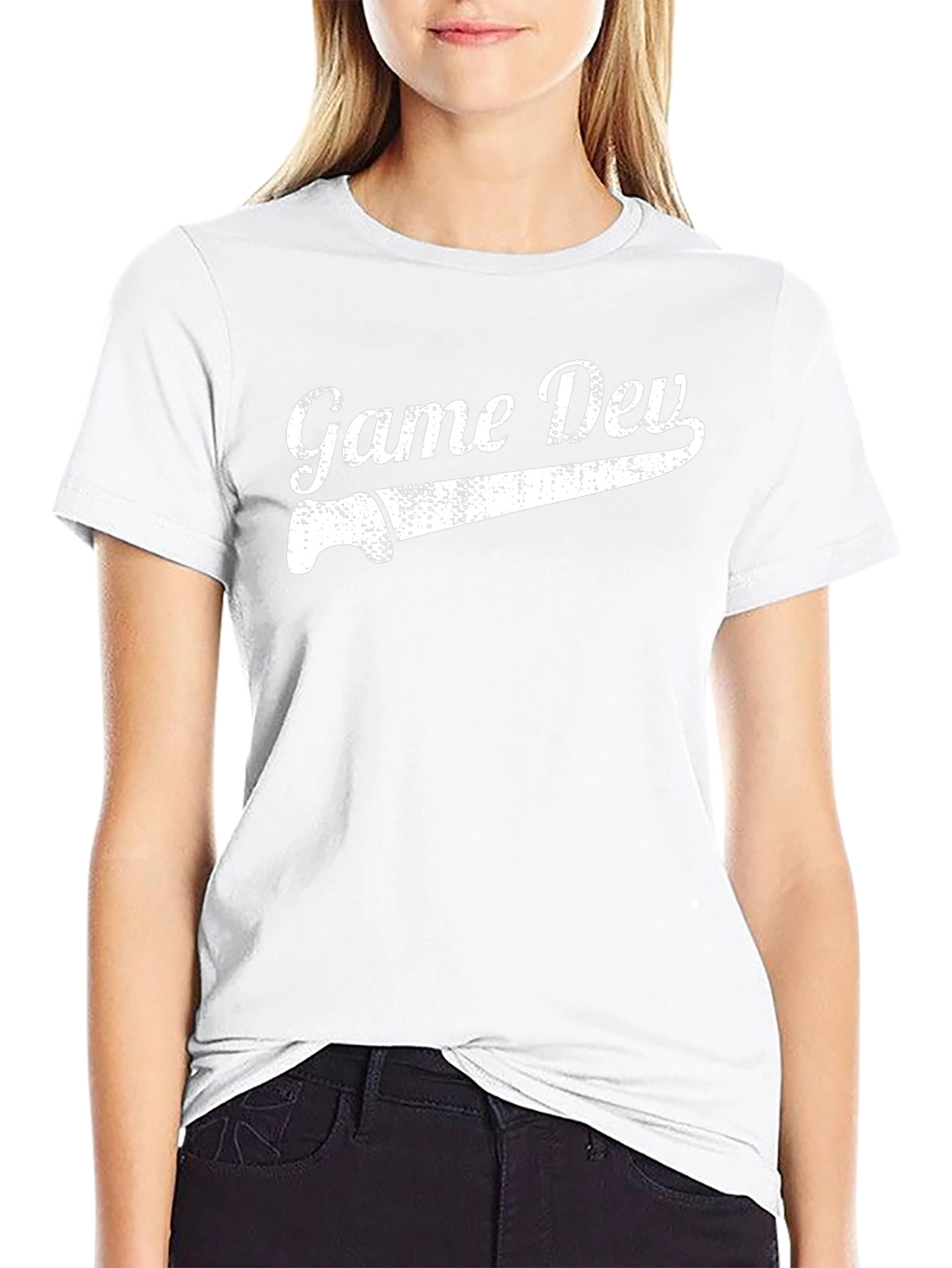 Camiseta Negra Game Dev con Diseño Original
