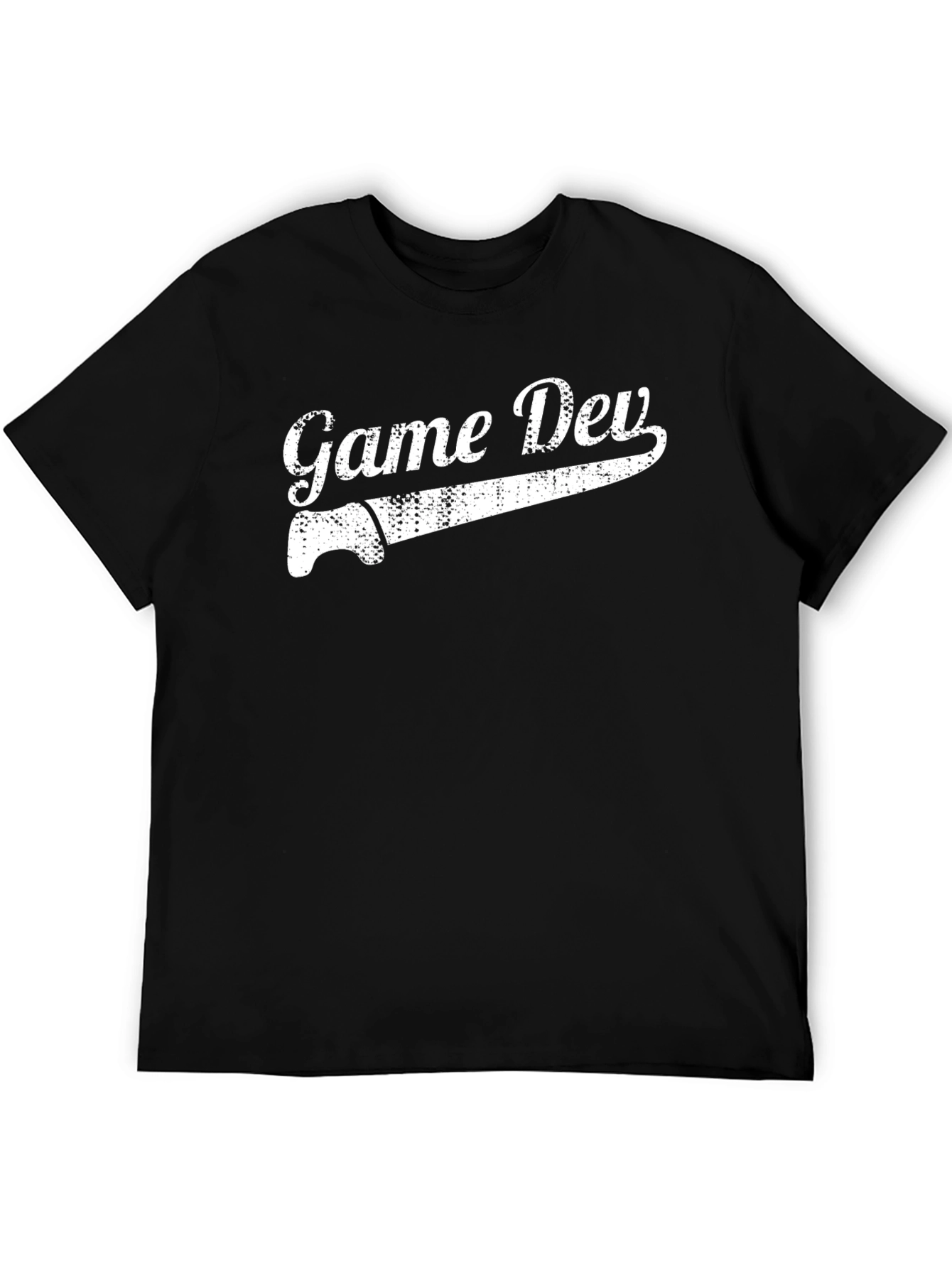 Camiseta Negra Game Dev con Diseño Original