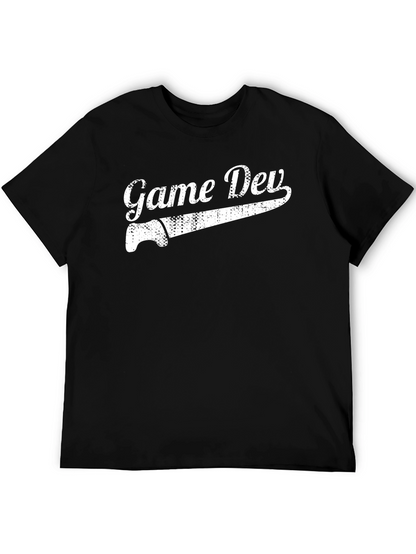 Camiseta Negra Game Dev con Diseño Original