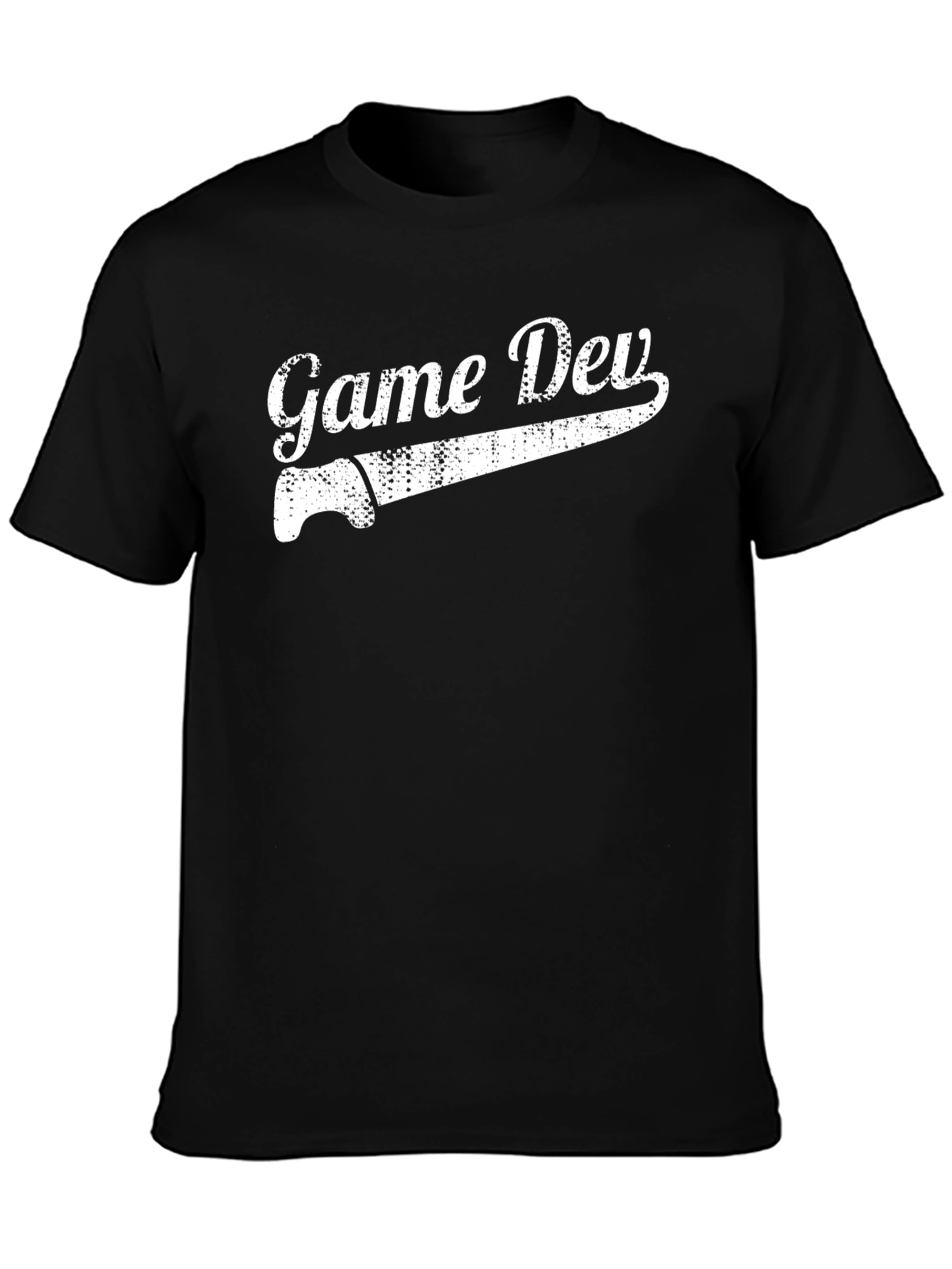 Camiseta Negra Game Dev con Diseño Original