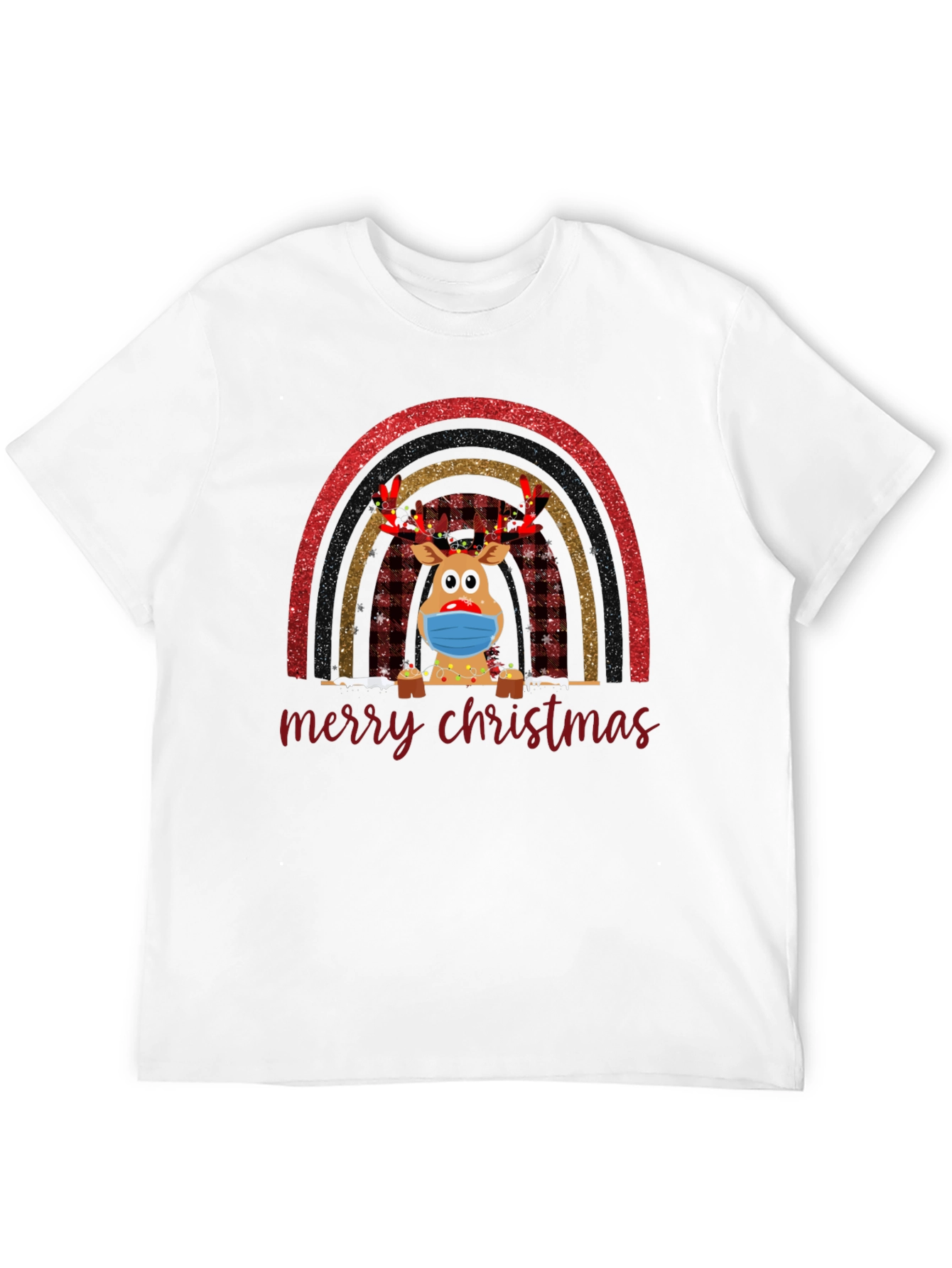 Camiseta Navideña Reno Enmascarado
