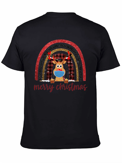 Camiseta Navideña Reno Enmascarado